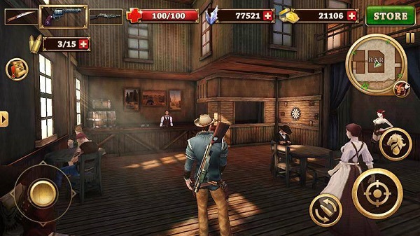 枪火西部无限资源汉化版(west gunfighter) 游戏截图